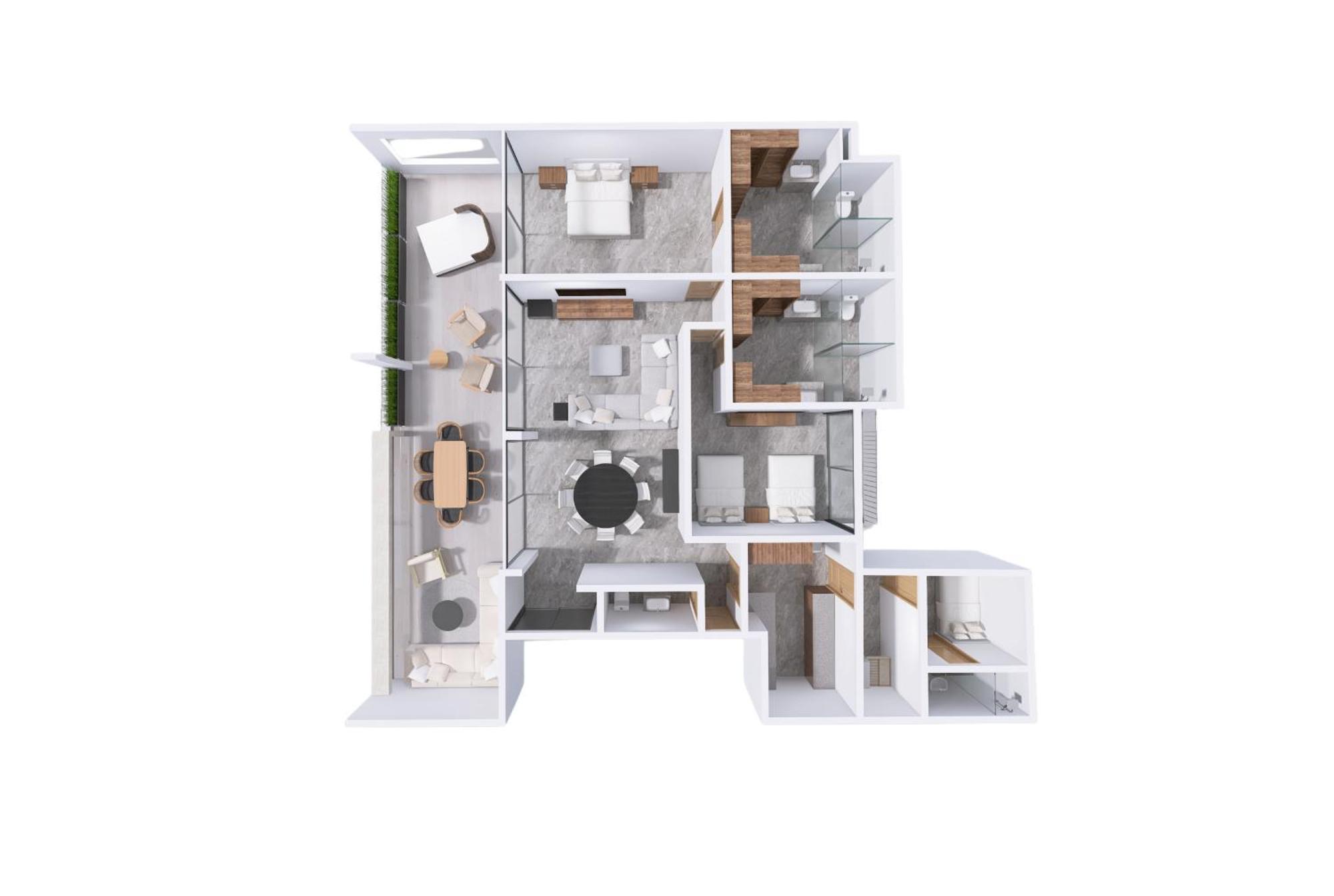 Capitalia - Luxury Apartments - Polanco Moliere メキシコシティ 部屋 写真